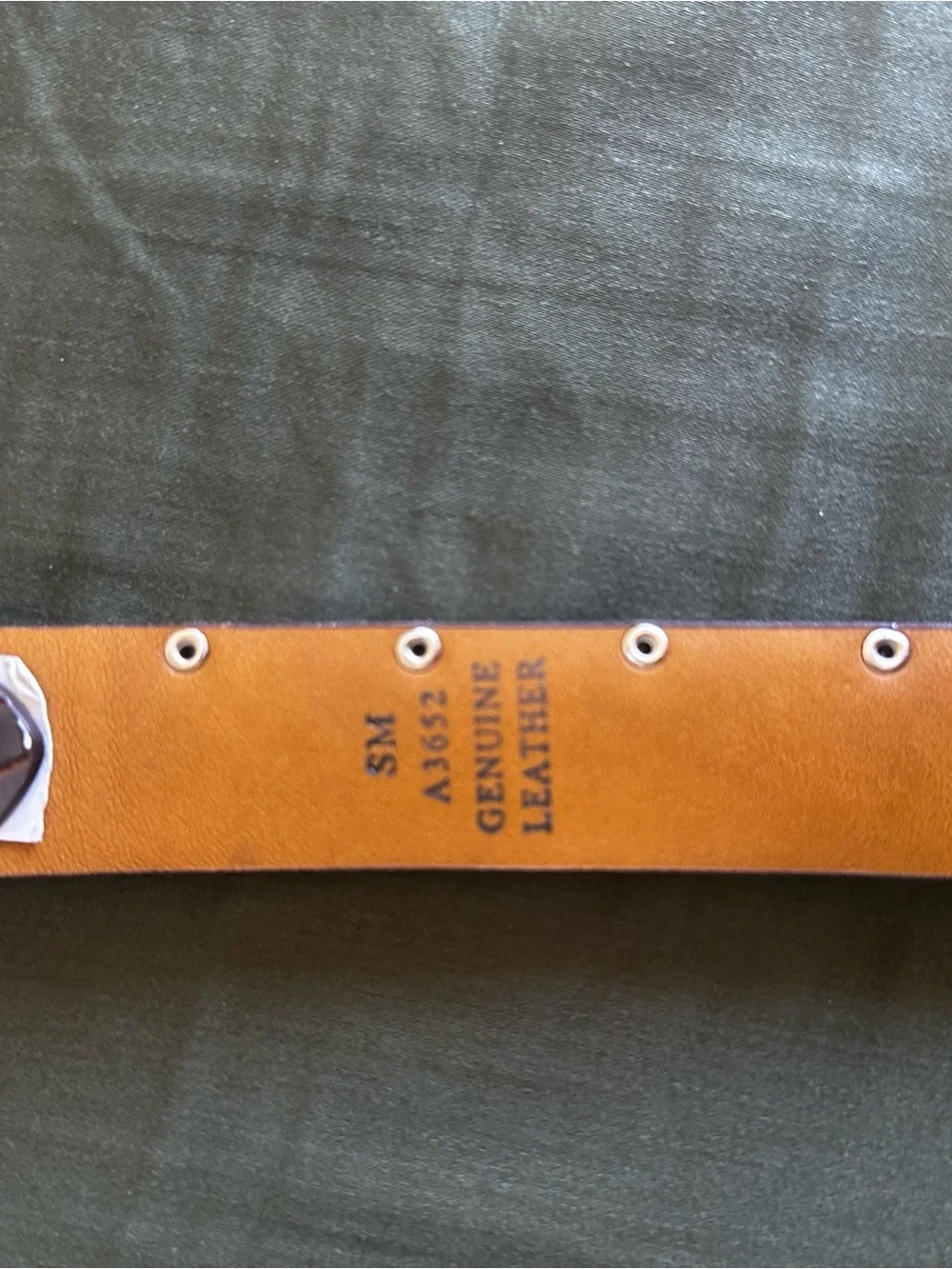 Source Unknown Silver and Brown Girls' Decorative Belt